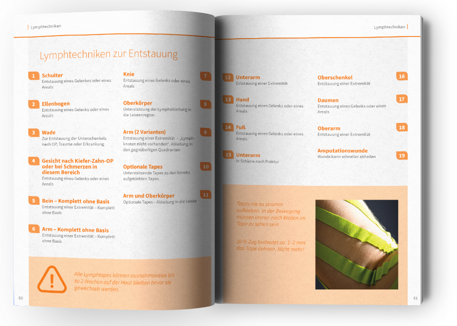 Buch: Elastic Tape Compendium 04 - Neural-, Lymph-, Faszien- und Gewebtechniken – Bild 4