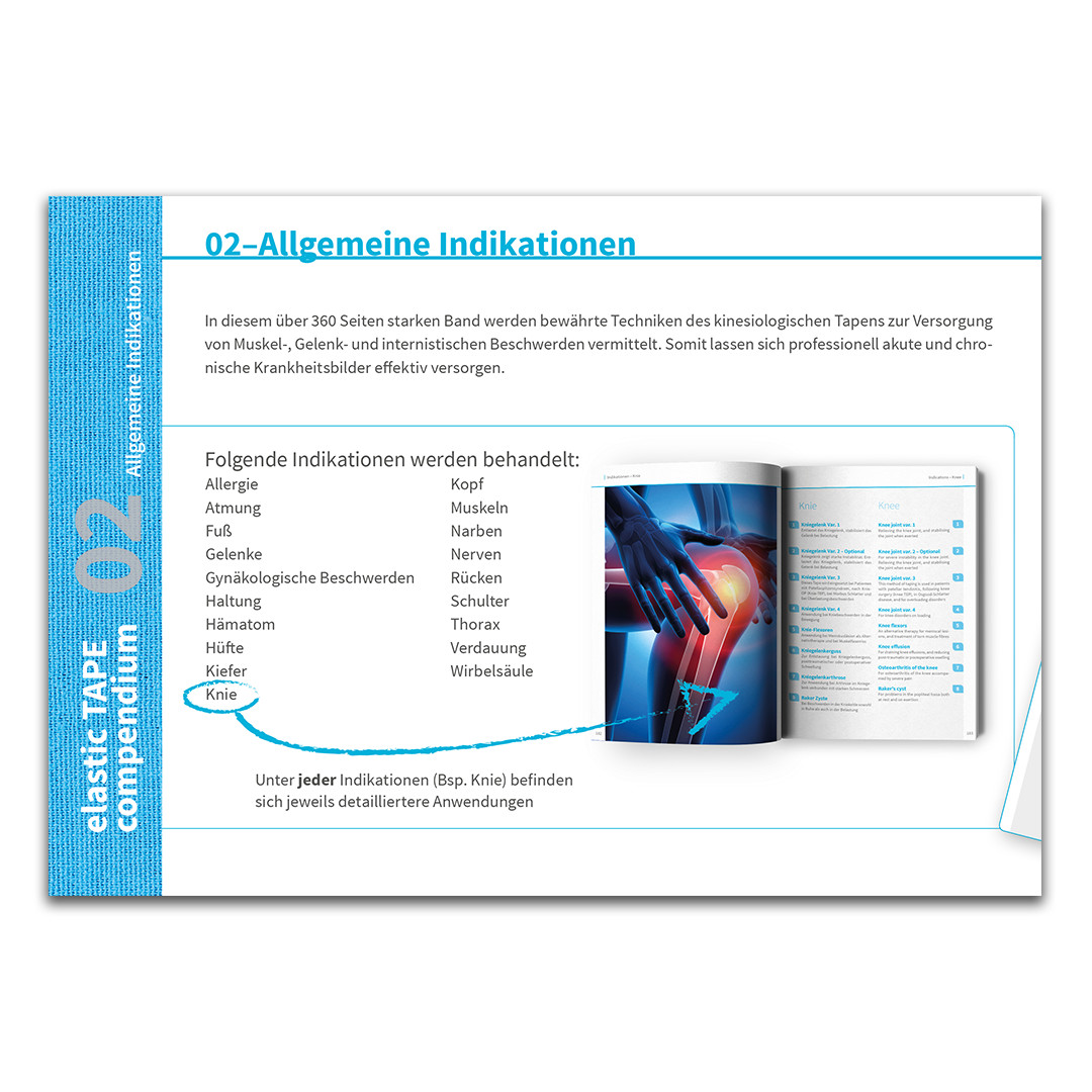 Buch: Elastic Tape Compendium 02 - Allgemeine Indikationen – Bild 2